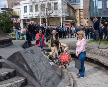 URVIPPBKG polaganje venaca na spomenik Uspenje
